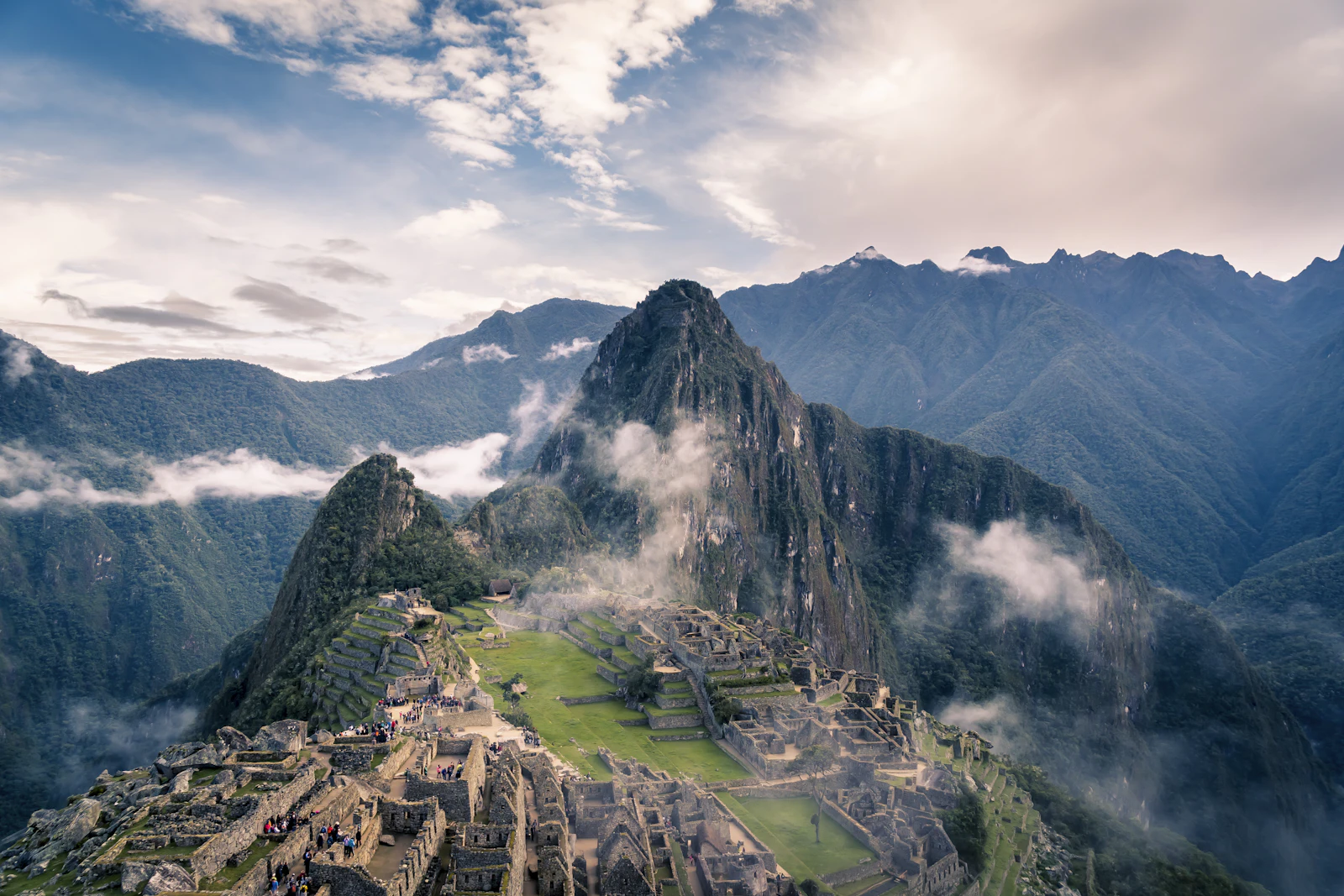 Uitzicht over de Andes in Peru
